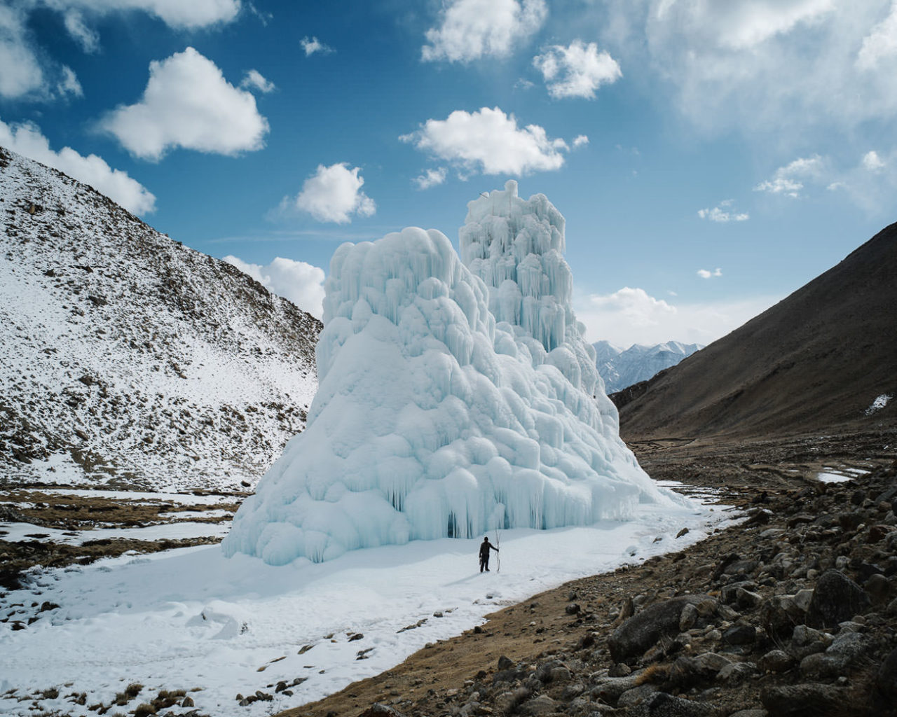 The Ice Stupas — Artificial Glaciers in the Himalayas
